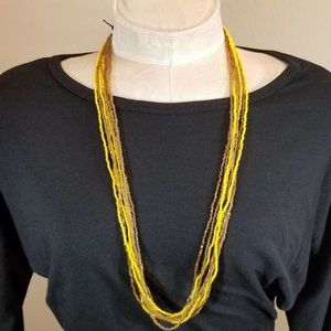 Hobo chic Handmade multilayer beads Necklace